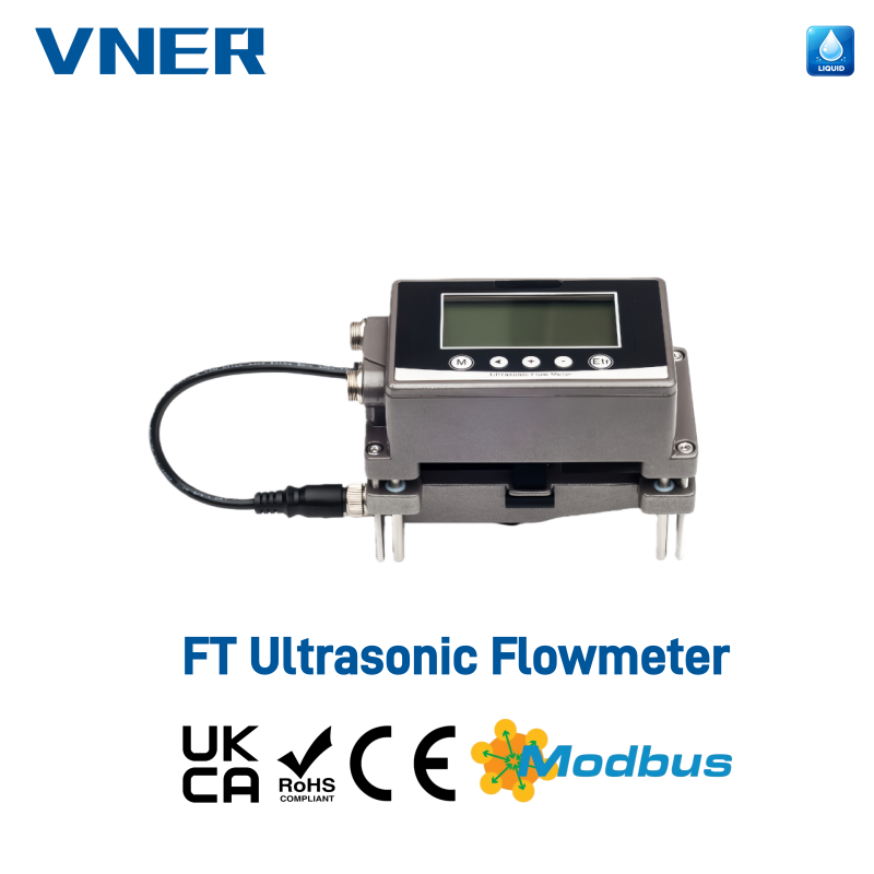 เครื่องวัดอัตราการไหลแบบอัลตราโซนิคแบบหนีบ VNFT
