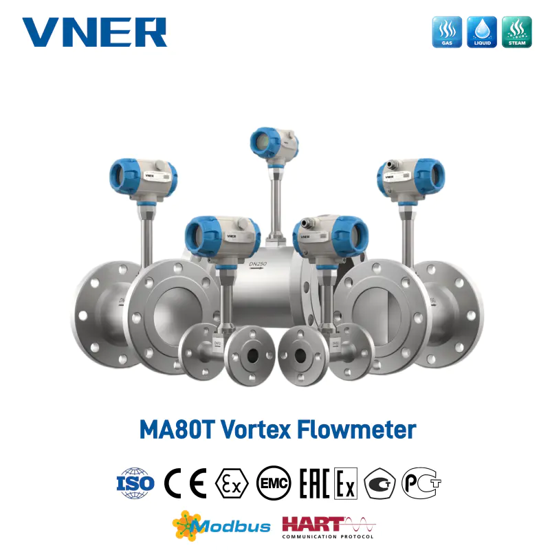 MA80T ซีรี่ส์ Vortex Flowmeter