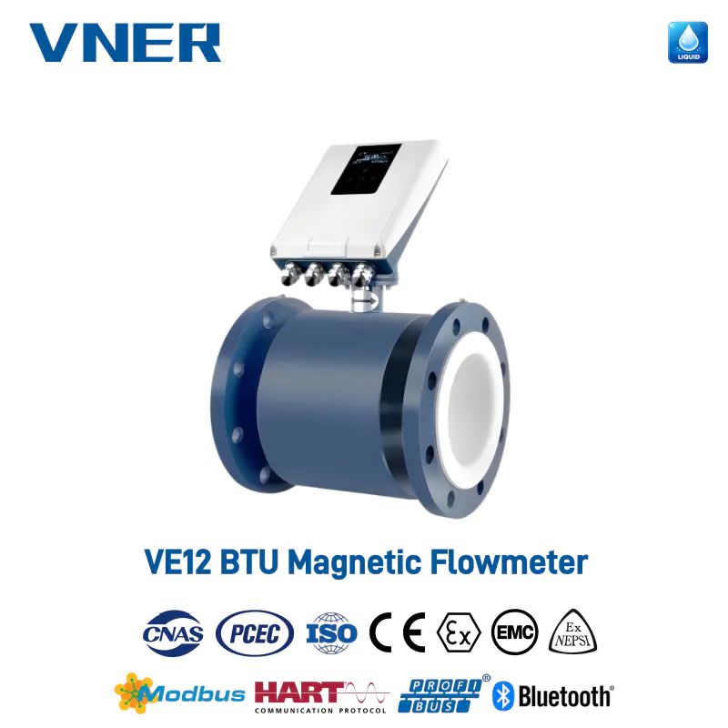 VE12 เครื่องวัดความร้อนแม่เหล็กไฟฟ้า (BTU)