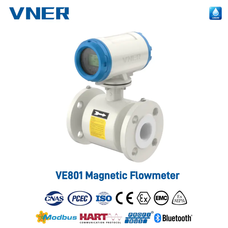 VE801 เครื่องวัดอัตราการไหลแม่เหล็กไฟฟ้าเอนกประสงค์